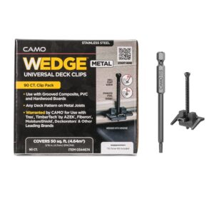 CAMO Wedge Metal Clip 90ct Kit 0344674