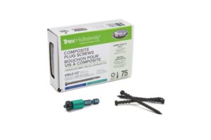 Trex Screws for Plugs in Black 75 ct