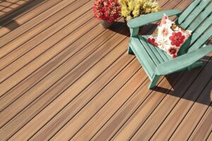 Fiberon Paramount PVC Decking in Brownstone